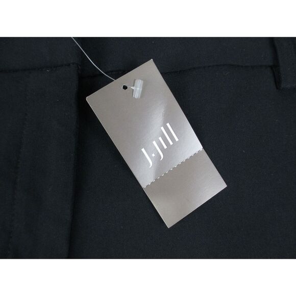 J. Jill Pants Womens 12 Black Chino Wearever Refined Woven Trousers Ladies - Picture 4 of 9